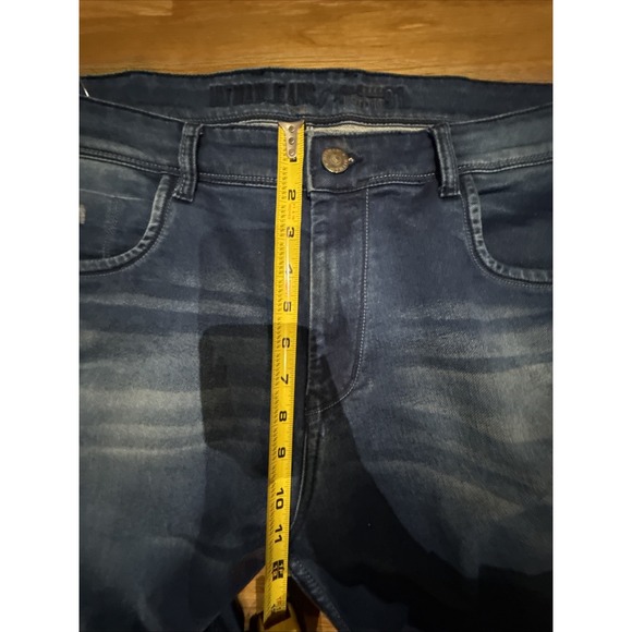 Hitman Denim Jeans Men's Size 42 X 32 Denim DIV-91 Raw Vintage EST 1991 Med Wash - Picture 12 of 13